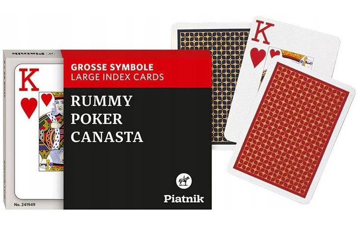 Piatnik Speelkaarten Double Deck-Bridge, Rummy & Canasta, Hobby en Vrije tijd, Gezelschapsspellen | Kaartspellen, Nieuw, Ophalen of Verzenden