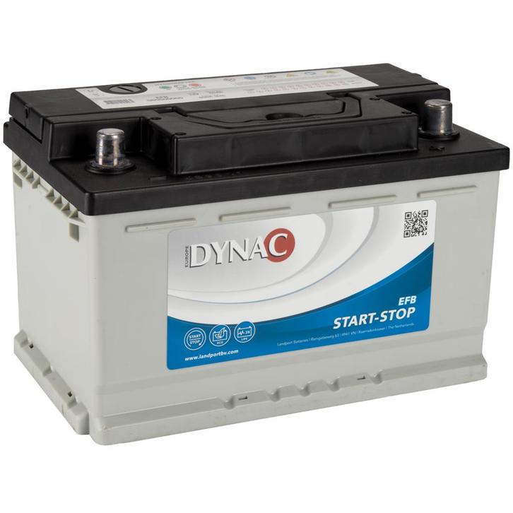 Dynac Auto accu EFB 12 volt 65 ah start - stop, Auto-onderdelen, Accu's en Toebehoren, Nieuw, Ophalen of Verzenden