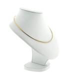 Gouden kabel choker (Ketting), Ophalen of Verzenden, Gebruikt, Overige kleuren, Goud