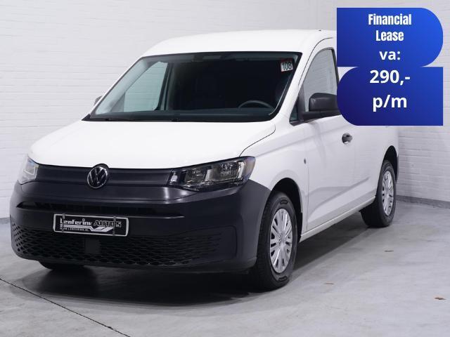 Volkswagen Caddy Cargo 2.0 TDI 102 pk L1 Airco, Laadruimte P, Auto's, Bestelauto's, Lease, Overige kleuren, Handgeschakeld, Wit