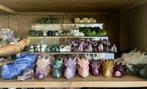 Uitverkoop hele plank edelstenen drakenschedels, Verzamelen, Mineralen en Fossielen, Ophalen of Verzenden, Mineraal