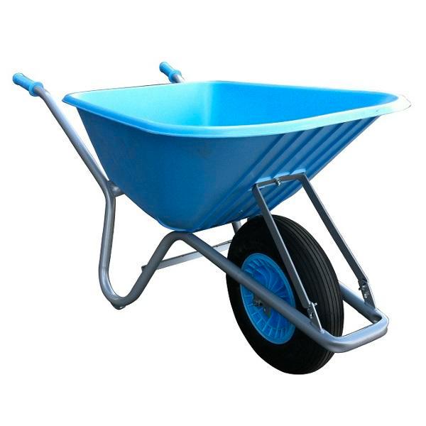 FORT bouw en tuin kruiwagen 100 liter, BLAUW, Tuin en Terras, Hand-tuingereedschap, Nieuw, Ophalen of Verzenden