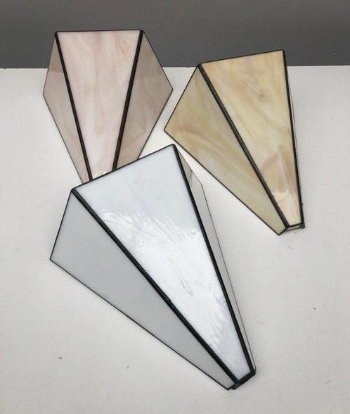 Wandlamp (3) - Glas-in-lood, Antiek en Kunst, Curiosa en Brocante