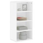 vidaXL Bijzetkast ODDA 40x24x79 cm massief grenenhout wit, Huis en Inrichting, Kasten | Buffetkasten, Verzenden, Nieuw, Grenenhout
