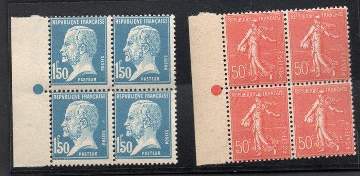 Frankrijk - Yvert 181a en 199n**/MNH en Semeuse en Pasteur,, Postzegels en Munten, Postzegels | Europa | Frankrijk