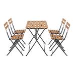 Tuinset Bovino 5-delig tuintafel met 4 tuinstoelen casa.pro, Verzenden, Nieuw