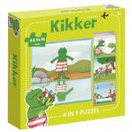 Kikker 4- In 1 Puzzel, Hobby en Vrije tijd, Verzenden, Nieuw