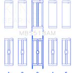 King Engine Bearings AMC/Jeep 390/401 Crankshaft Main, Auto-onderdelen, Motor en Toebehoren, Ophalen of Verzenden, Nieuw