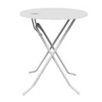 Inklapbare Statafel | DUBAI | Hout/Staal | Wit | In-/Outdoor, Verzenden, Nieuw in verpakking