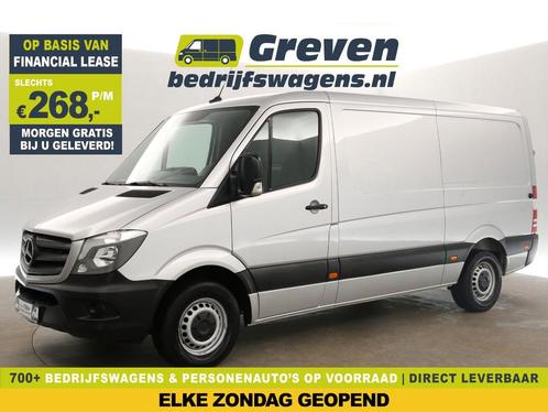 Mercedes-Benz Sprinter 314 CDI L2H1 143PK Airco €268pm, Auto's, Bestelauto's, Handgeschakeld, Diesel, Zilver of Grijs, Mercedes-Benz
