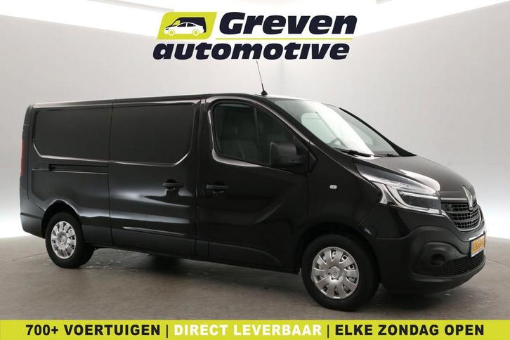 Renault Trafic 2.0 dCi T29 L2H1 145PK Airco Cruise 3 Zits, Auto's, Bestelauto's, Te koop, Handgeschakeld, Diesel, Zwart, Renault