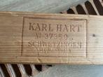 Karl Hart - Sigarendoos - Hout - Antiek houten sigarenpers