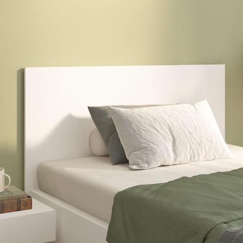 vidaXL Hoofdbord 120x1,5x80 cm bewerkt hout wit, Huis en Inrichting, Slaapkamer | Bedden, Wit, Nieuw, Hout, Verzenden