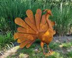Beeldje - Rusty Peacock - IJzer, Metaal, Antiek en Kunst