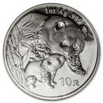 Chinese Panda 1 oz 2004 (600.000 oplage), Postzegels en Munten, Verzenden, Oost-Azië, Losse munt, Zilver