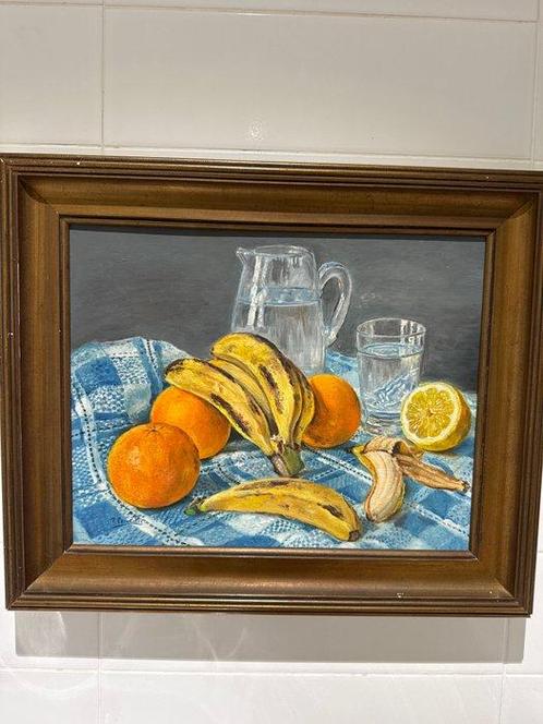 Pedro Cervantes Gallardo (1924-2009) - Bodegón con naranjas,, Antiek en Kunst, Kunst | Schilderijen | Klassiek