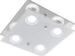 Veiling - EGLO Arborio plafondlamp chroom 4-lichts 270x270mm, Huis en Inrichting, Nieuw
