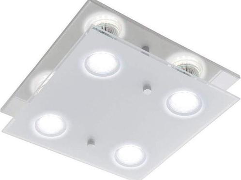 Veiling - EGLO Arborio plafondlamp chroom 4-lichts 270x270mm, Huis en Inrichting, Lampen | Plafondlampen