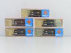 Roco N - 25039 - Modeltrein goederenwagon (5) - 5x 2-assige, Hobby en Vrije tijd, Modeltreinen | N-Spoor, Nieuw