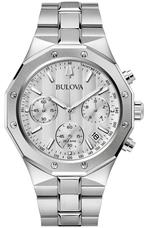 Bulova 96B408 Precisionist horloge 44 mm, Sieraden, Tassen en Uiterlijk, Horloges | Heren, Overige merken, Staal, Staal, Verzenden