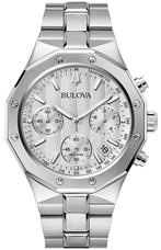 Bulova 96B408 Precisionist horloge 44 mm, Sieraden, Tassen en Uiterlijk, Horloges | Heren, Nieuw, Overige merken, Staal, Staal