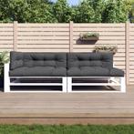 vidaXL Palletkussens 5 st stof antracietkleurig, Huis en Inrichting, Woonaccessoires | Kussens, Verzenden, Nieuw