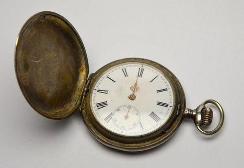 Antique - Remontoir Ancre Ligne Droite 15 rubis - pocket, Sieraden, Tassen en Uiterlijk, Horloges | Heren
