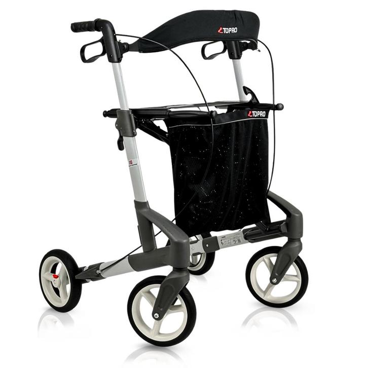Topro TROJA Original Plus Rollator - Zilver M, Diversen, Rollators, Nieuw, Ophalen of Verzenden