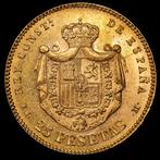 Spanje. Alfonso XII. 25 Pesetas 1879 - Madrid EMM