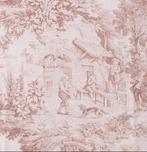 Raro Toile de Jouy - Rosa Antico - Textiel - 300 cm - 290 cm