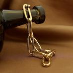 Schaap-/-Citroen gouden anker schakelarmband, Ophalen of Verzenden, Gebruikt, Overige kleuren, Goud