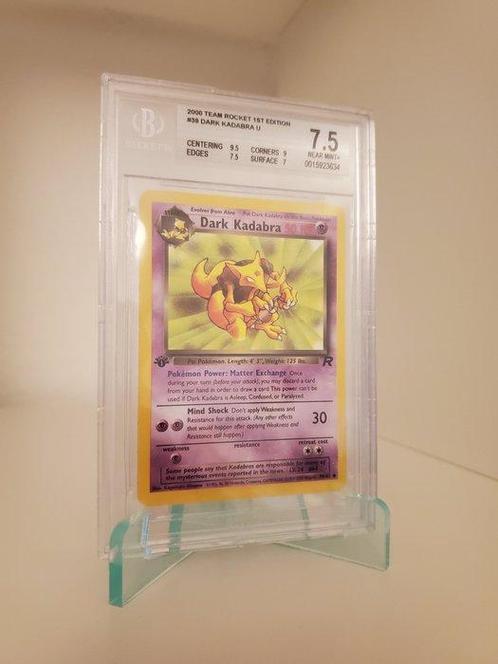 Pokémon - 2 Graded card - Abra,Dark Kadabra - BGS 7,5 / 8, Hobby en Vrije tijd, Verzamelkaartspellen | Pokémon
