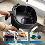 Airfryer - heteluchtfriteuse - 4L - 1500W - Zwart, Verzenden, Zo goed als nieuw