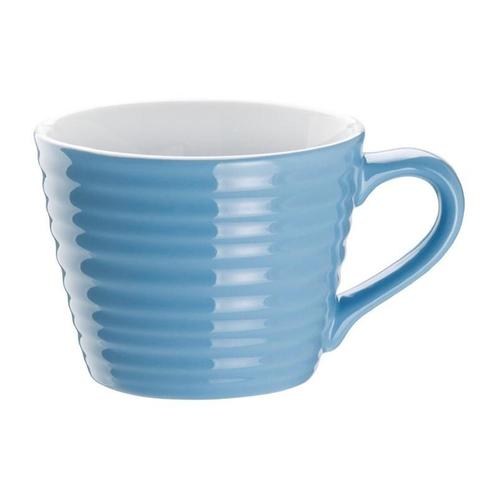 Mokken | CAFÉ | Keramiek | Blauw | 23cl | 6 Stuks |, Zakelijke goederen, Horeca | Keukenapparatuur, Nieuw in verpakking, Verzenden