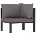 vidaXL Hoekbank sectioneel met linkerarmleuning poly rattan, Verzenden, Nieuw, Rotan