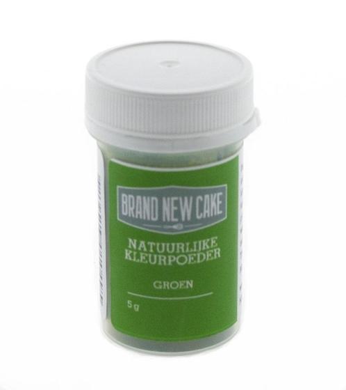BrandNewCake Natuurlijke Kleurpoeder Groen 5g, Hobby en Vrije tijd, Taarten en Cupcakes maken, Nieuw, Verzenden