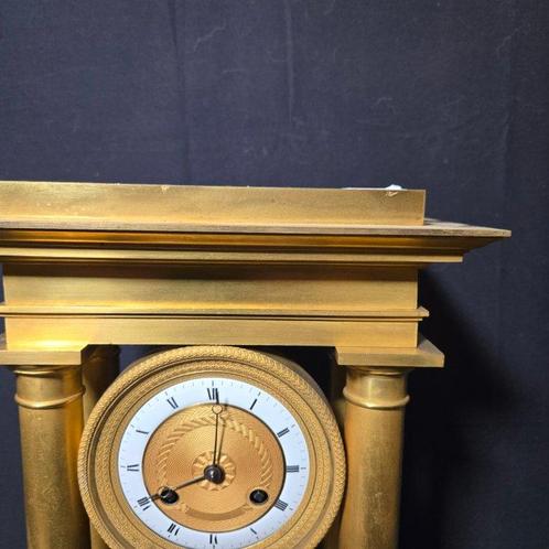 Pendule Napoleon III Brons - 1850-1900 - Kolompendule, Antiek en Kunst, Antiek | Klokken