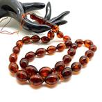 Baltisch amber tesbih gebedskralen rozenkrans olijf 16 mm