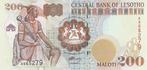 1994 Lesotho P 20a 200 Maloti Unc, Postzegels en Munten, Bankbiljetten | Europa | Niet-Eurobiljetten, Verzenden