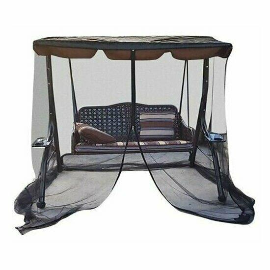 El Jardin - Zwart - insectennet voor schommelbank - ca 15..., Tuin en Terras, Overige Tuin en Terras, Verzenden