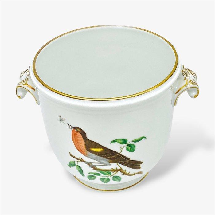 Richard Ginori - Bloempot - Vogelillustratie, groot -, Antiek en Kunst, Antiek | Glas en Kristal