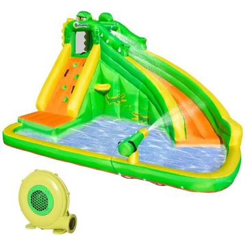 TRUUSK Opblaasbaar Springkasteel Met Blower Waterglijbaan Sp beschikbaar voor biedingen