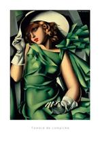 Kunstdruk Tamara De Lempicka - Young Lady with Gloves, Verzenden, Nieuw