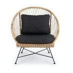 Loungestoel - Emily - Naturel - The Outsider, Verzenden, Nieuw