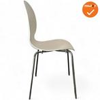 Vergaderstoel Galvano - Wit - Chroom frame - 4 poot, Vergader- of Presentatieruimte, Ophalen of Verzenden, Gebruikt, Stoel