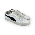 Puma Suede Bow Patent White/Black - Maat 39, Gedragen, Puma, Sneakers of Gympen, Verzenden
