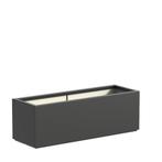 Polyester plantenbak 120x40x40cm - Met bodem, Tuin en Terras, Bloembakken en Plantenbakken, Kunststof, 100 cm of meer, Nieuw, Rechthoekig