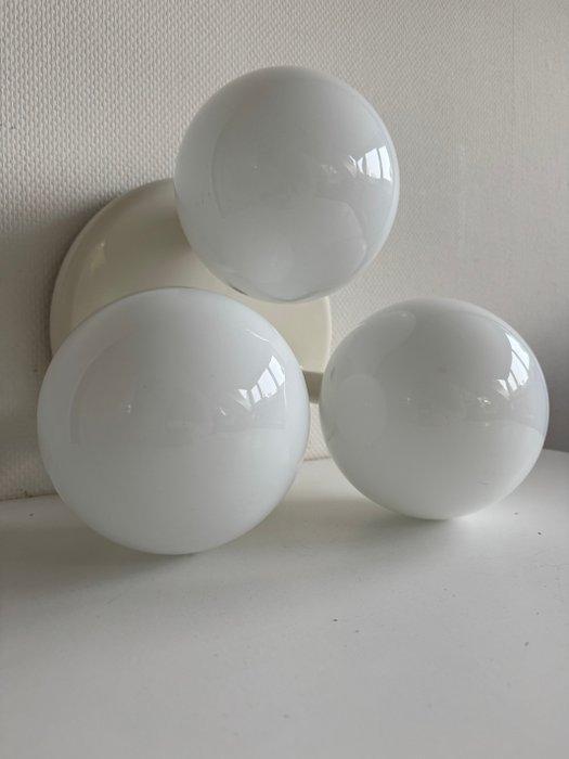 Wandlamp - Glas, Metaal, Antiek en Kunst, Antiek | Lampen