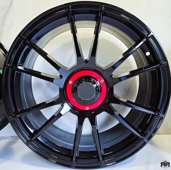 19 inch 5x100 5x112 JF Luxury F9713 - Gloss Black velgen, Auto-onderdelen, Banden en Velgen, Velg(en), Nieuw, 19 inch, Ophalen of Verzenden