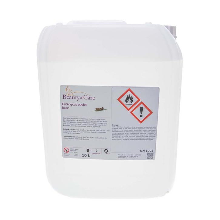 Beauty & Care Eucalyptus opgiet basic 10 L.  new, Sport en Fitness, Sauna, Fins of Traditioneel, Nieuw, Ophalen of Verzenden
